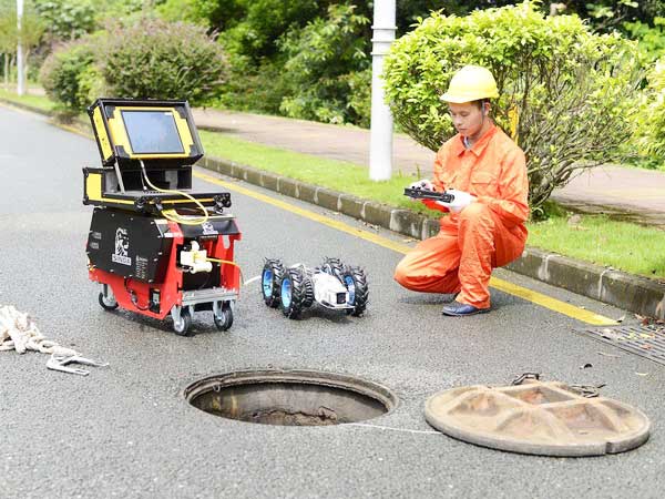 运粮湖管理区管道机器人检测